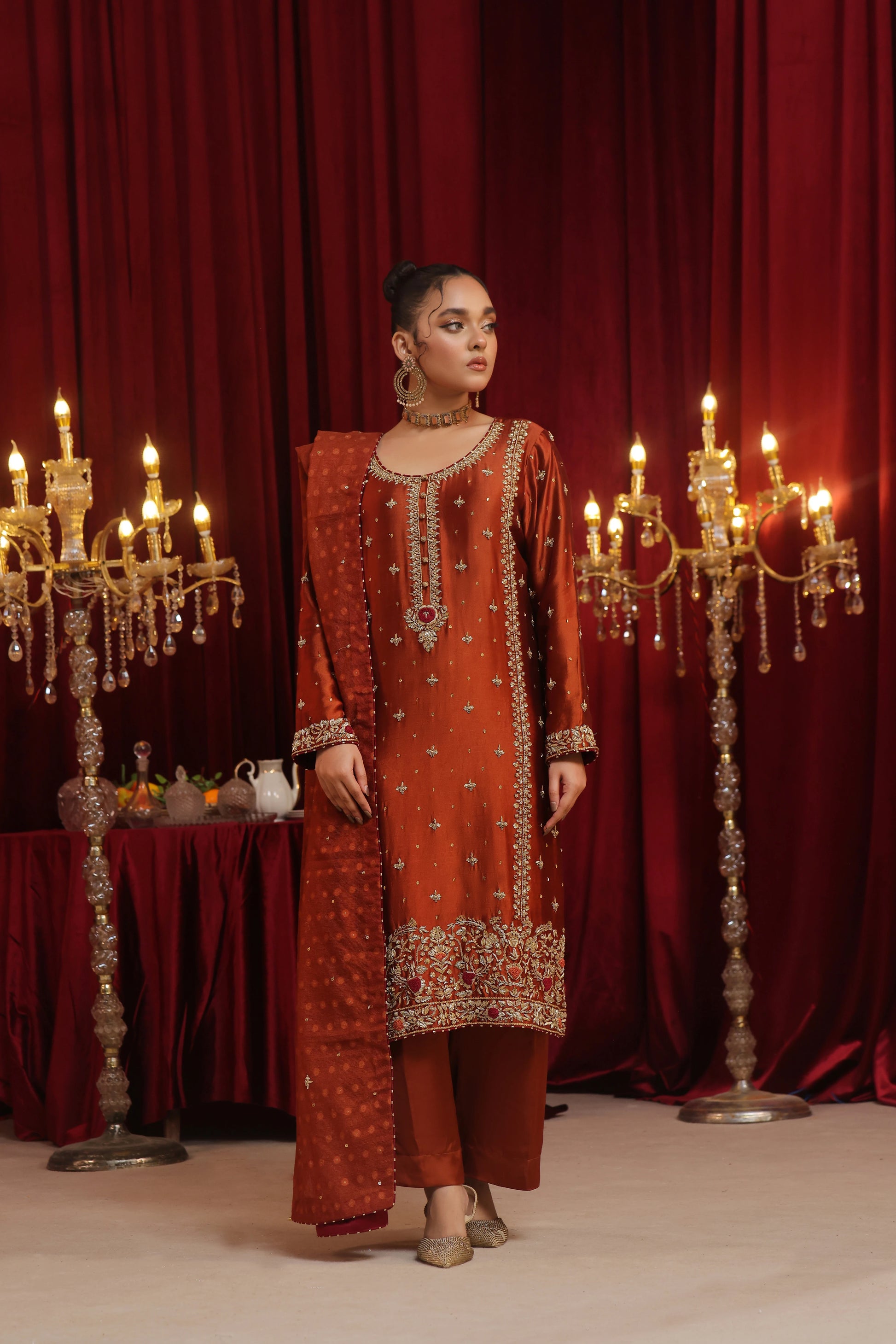 Amna Khurram Malika Semi Bridal Wear