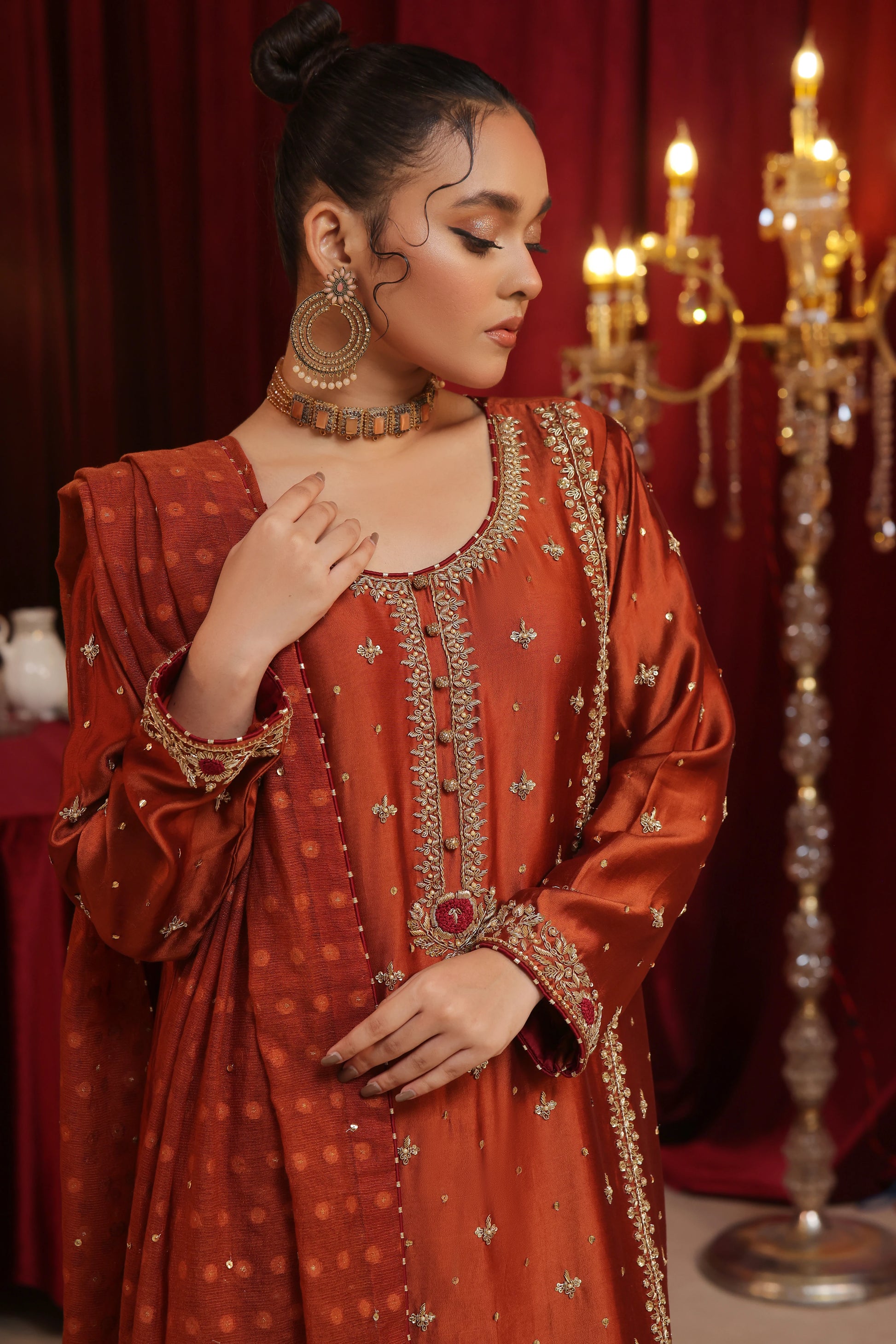 Amna Khurram Malika Semi Bridal Wear