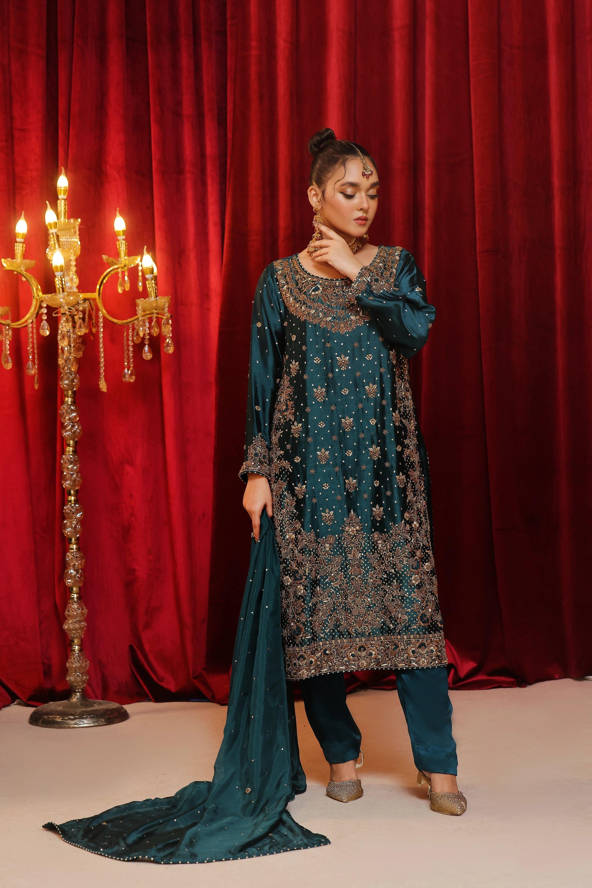 Amna Khurram Arzoo e Rang Semi Bridal Wear