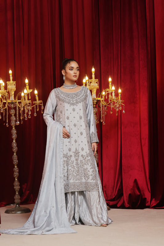 Amna Khurram Mehrunissa Semi Bridal Wear