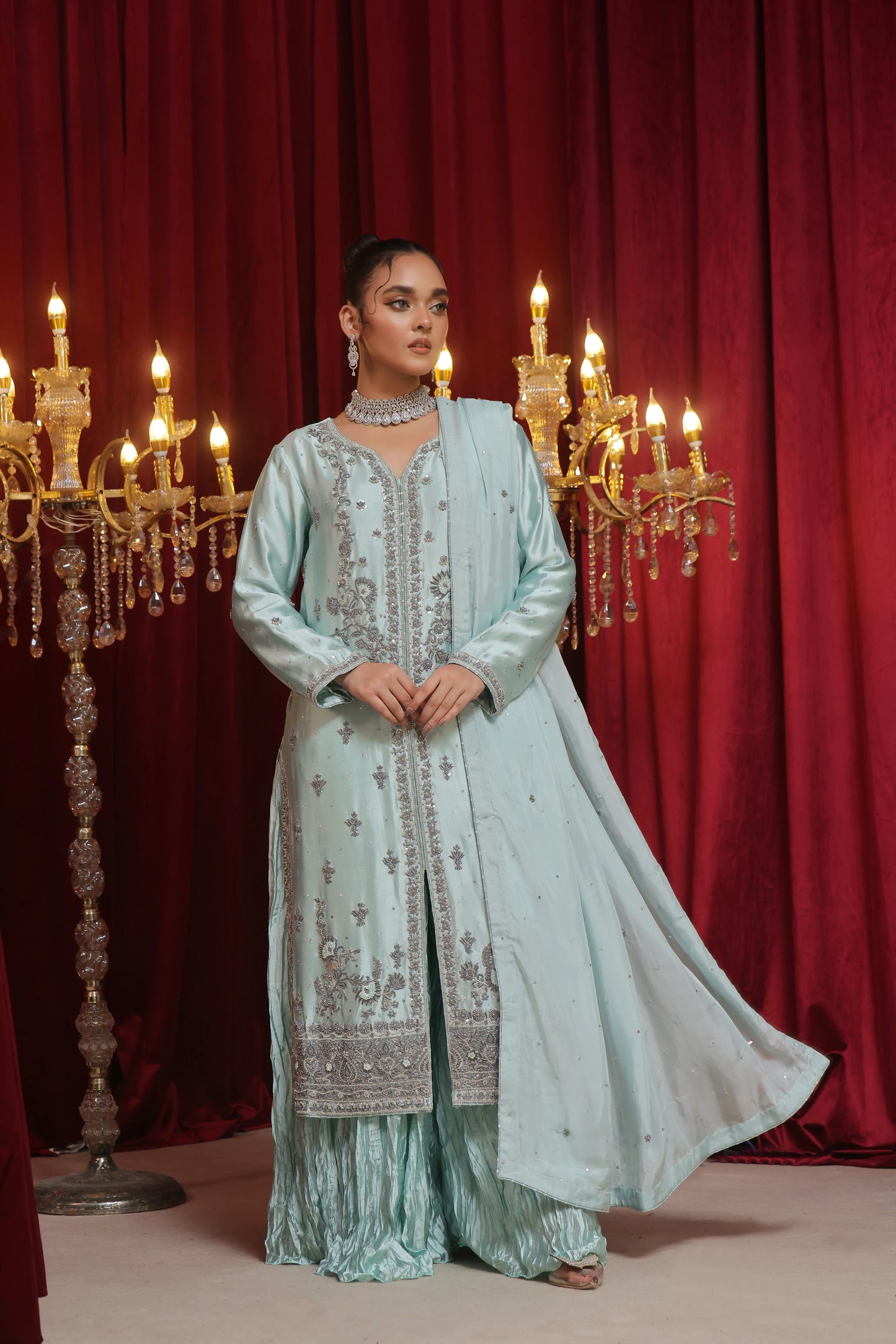 Amna Khurram Pariza Semi Bridal Wear