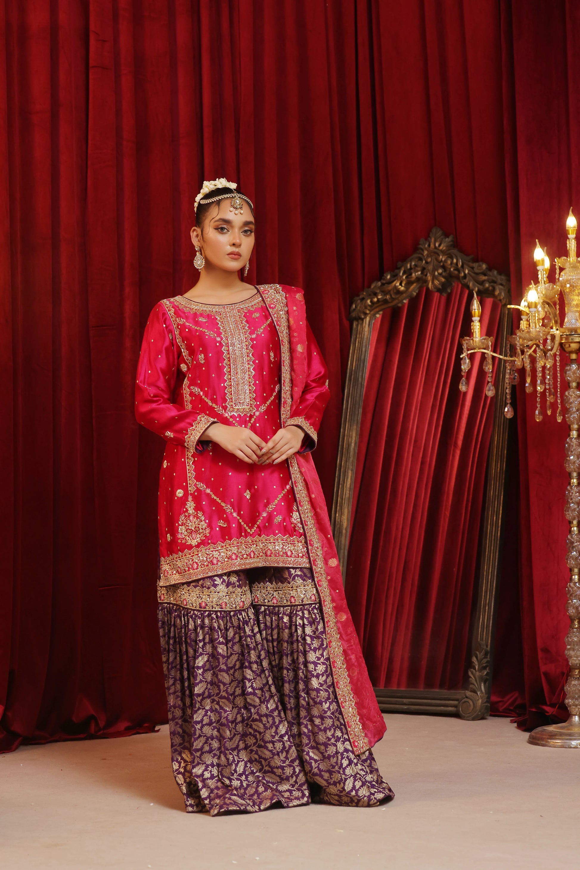 Amna Khurram Range Mahal Semi Bridal Wear