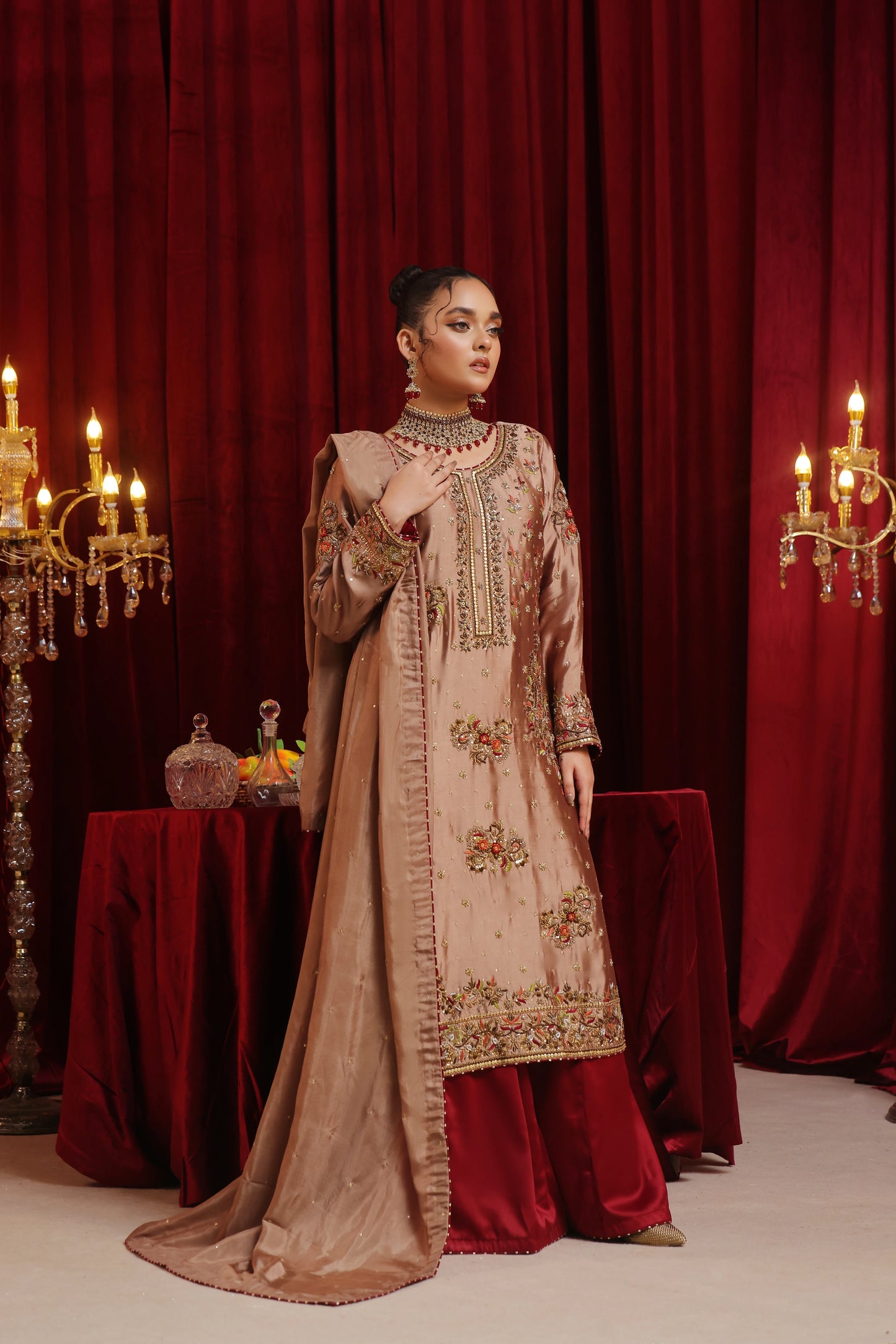 Amna Khurram Shabana Semi Bridal Wear