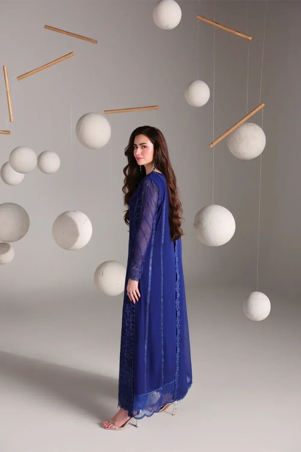 Azure Ensembles Festive Collection 2026 – 3 Piece Unstitched Embroidered Suit (Salvia)