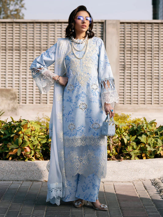 Broadway by Mahnur – 3PC Lawn Stitched Suit (BW-001)