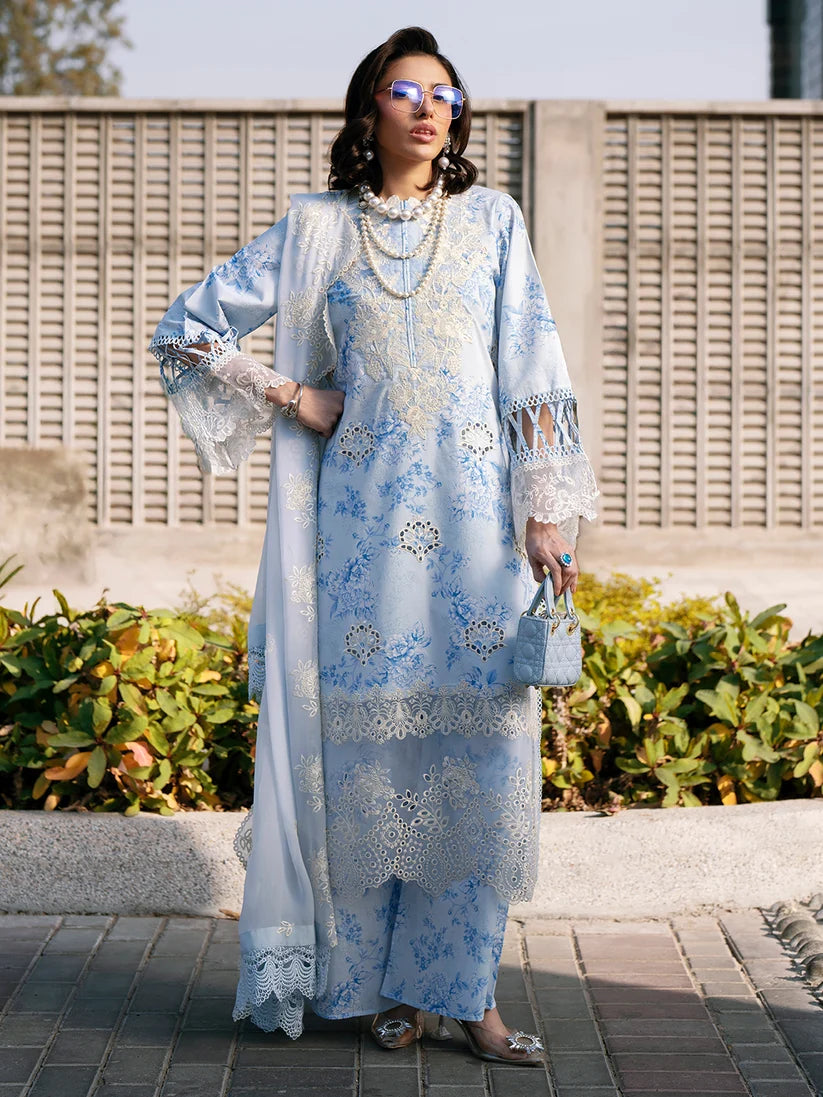 Broadway by Mahnur Embroidered Lawn 26 Unstitched 3 Piece Suit (BR-0014)