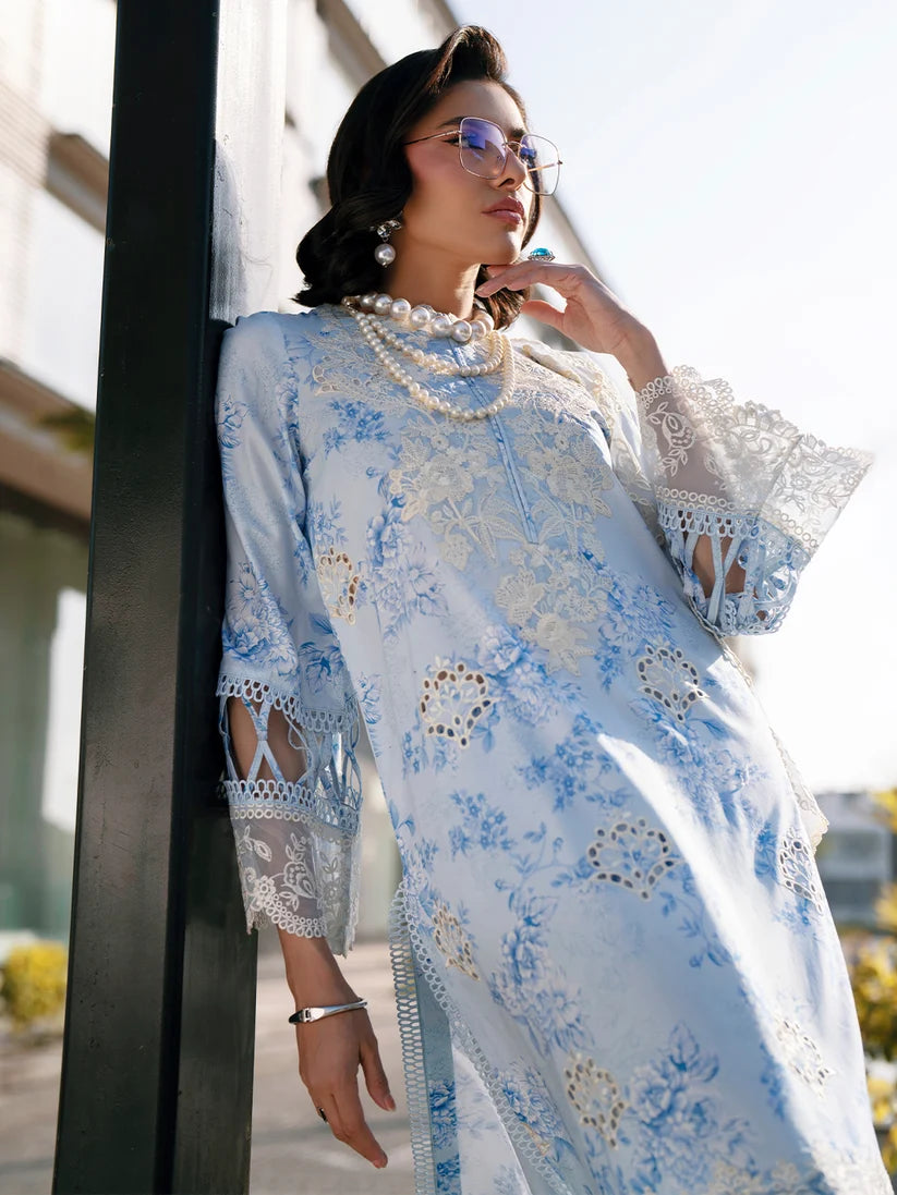 Broadway by Mahnur Embroidered Lawn 26 Unstitched 3 Piece Suit (BR-0014)