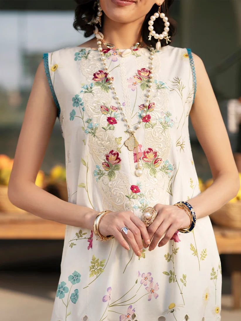 Broadway by Mahnur Embroidered Lawn 26 Unstitched 3 Piece Suit (BR-007)