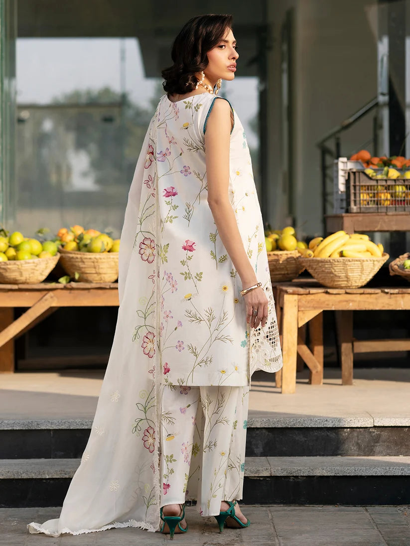Broadway by Mahnur Embroidered Lawn 26 Unstitched 3 Piece Suit (BR-007)