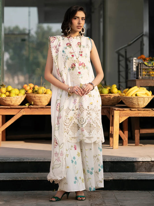 Broadway by Mahnur Embroidered Lawn 26 Unstitched 3 Piece Suit (BR-007)
