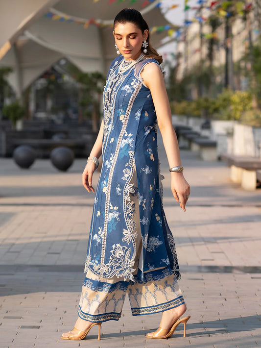 Broadway by Mahnur – 3PC Lawn Stitched Suit (BW-003)