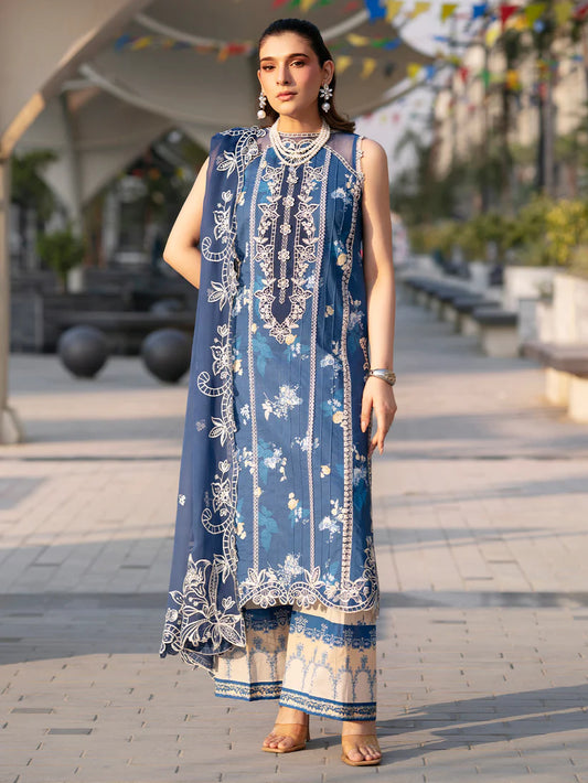 Broadway by Mahnur – 3PC Lawn Stitched Suit (BW-003)