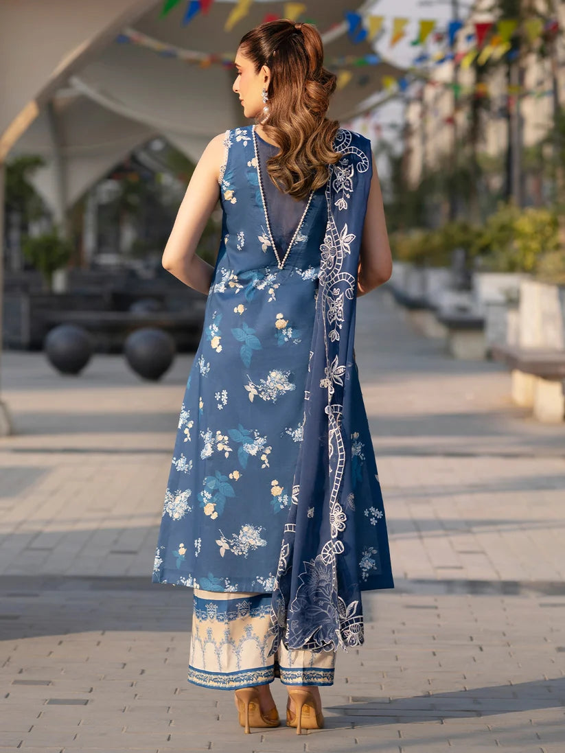 Broadway by Mahnur Embroidered Lawn 26 Unstitched 3 Piece Suit (BR-0012)