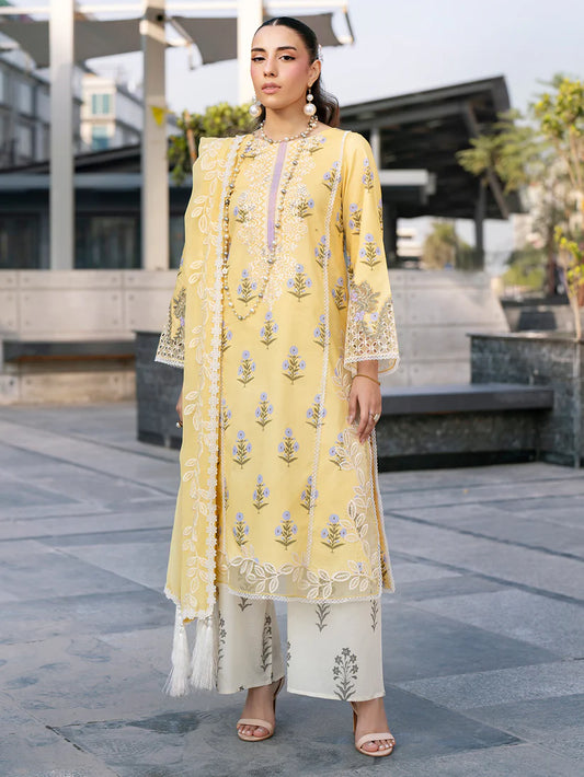 Broadway by Mahnur – 3PC Lawn Stitched Suit (BW-006)