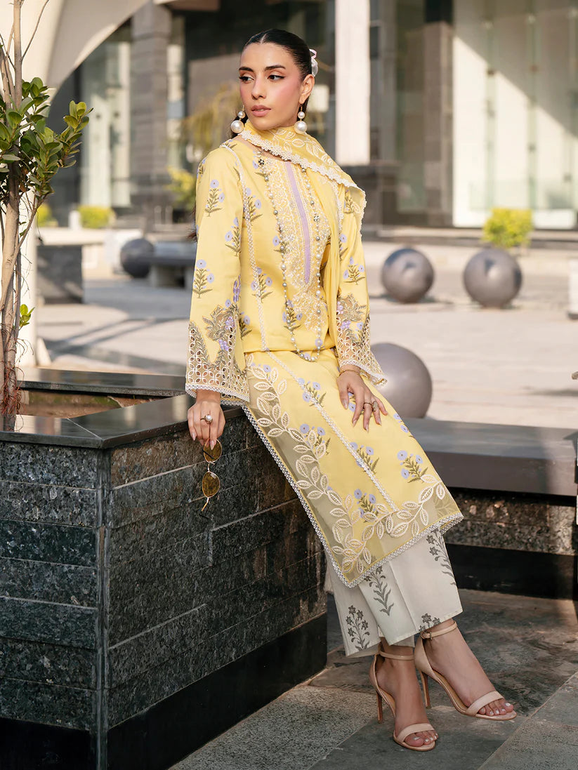 Broadway by Mahnur – 3PC Lawn Stitched Suit (BW-006)