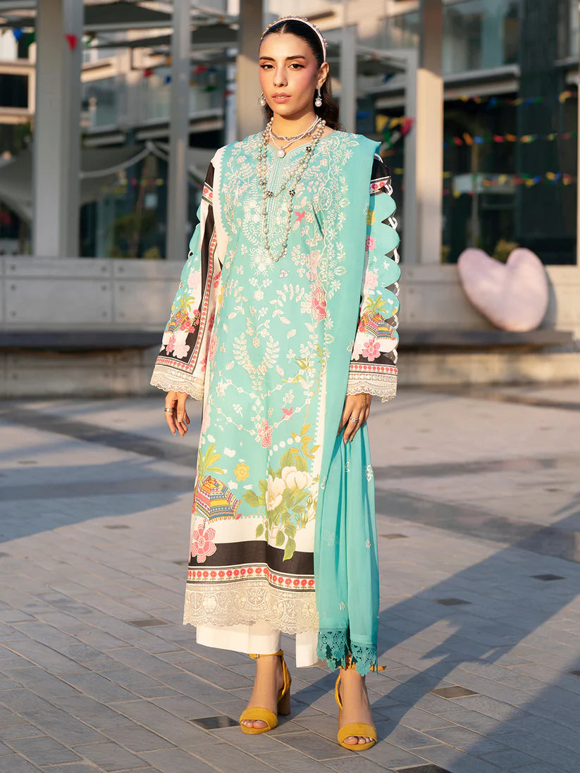 Broadway by Mahnur – 3PC Lawn Stitched Suit (BW-007)