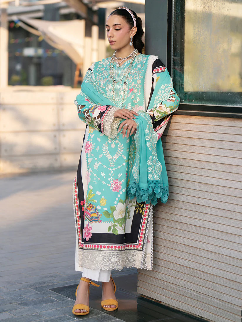 Broadway by Mahnur – 3PC Lawn Stitched Suit (BW-007)
