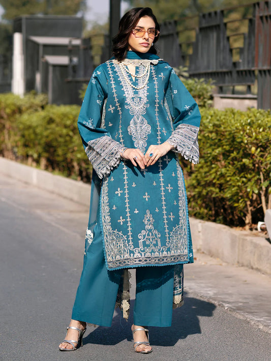 Broadway by Mahnur – 3PC Lawn Stitched Suit (BW-010)