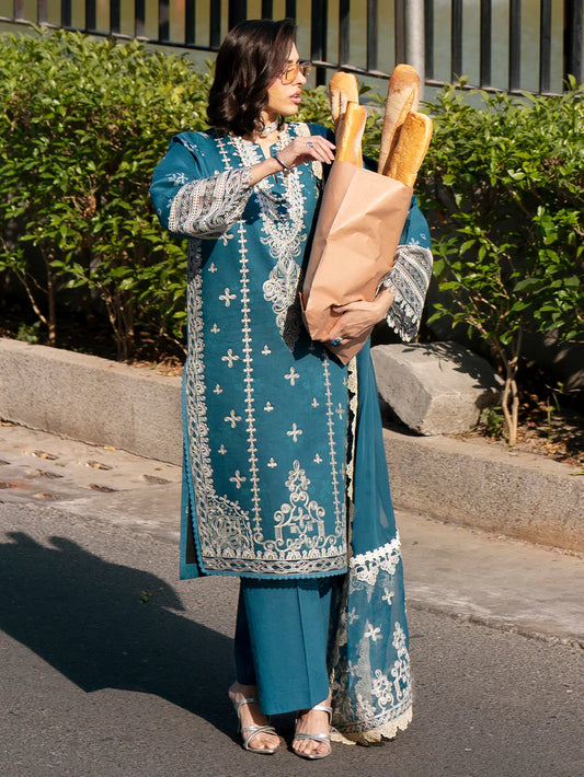 Broadway by Mahnur – 3PC Lawn Stitched Suit (BW-010)