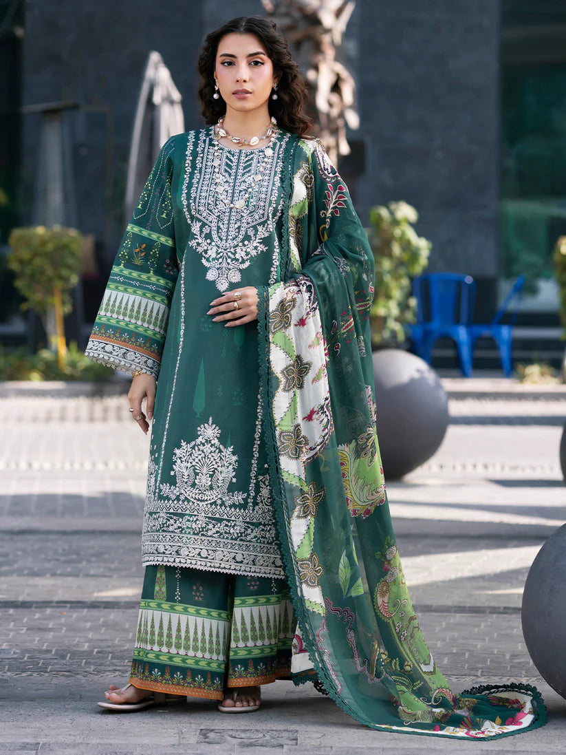 Broadway by Mahnur – 3PC Lawn Stitched Suit (BW-012)