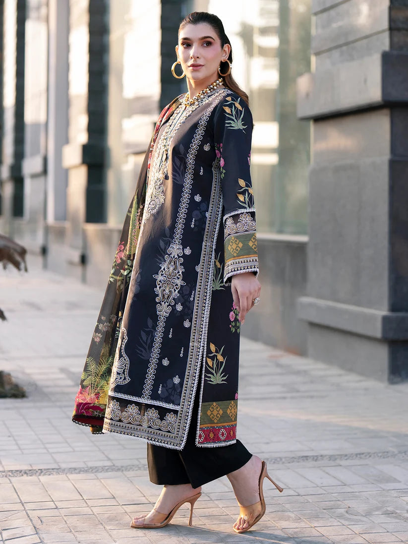 Broadway by Mahnur Embroidered Lawn 26 Unstitched 3 Piece Suit (BR-001)