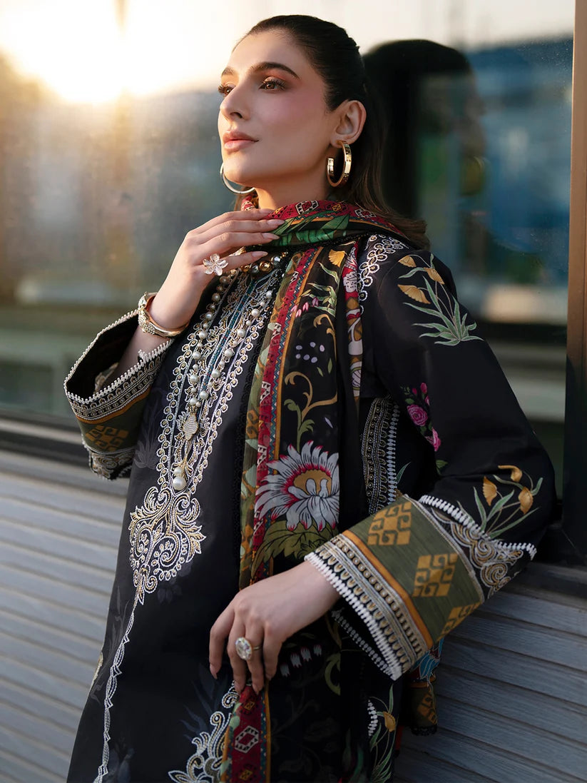 Broadway by Mahnur Embroidered Lawn 26 Unstitched 3 Piece Suit (BR-001)