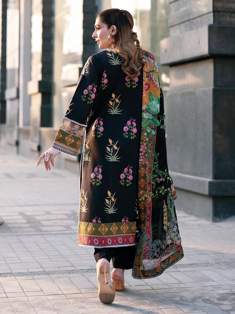 Broadway by Mahnur Embroidered Lawn 26 Unstitched 3 Piece Suit (BR-001)
