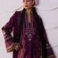 Hussain Rehar by Zun - Embroidered Lawn 3 Piece Unstitched Suit – Plum (Banafsh)
