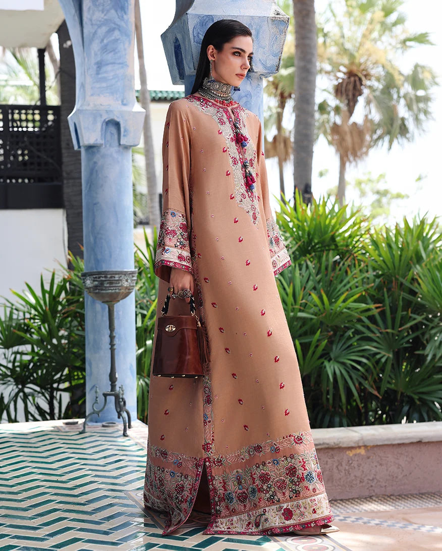 Mushq Nuvera 26 Embroidered 3-Piece Unstitched Suit (Belladona Royale)