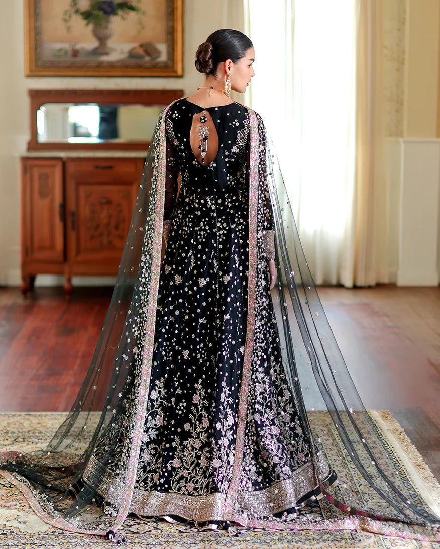 Roheenaz  whisper of grace Unstitched chiffon vol. II | 3-piece luxury suit (Blaire)