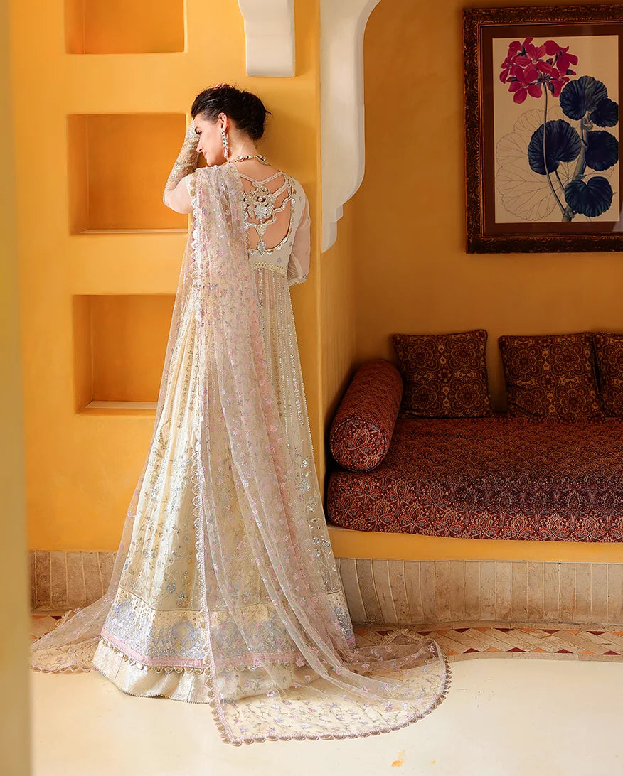 Mushq Bachelorette Chiffon Embroidered 3-Piece Unstitched Suit (Blush Hour)