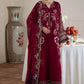 Amaya by Nureh Luxury embroidered chiffon 6 Piece Unstitched Suit (AM-40)