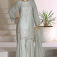 Afsanay by Sadabahar Embroidered Chiffon Stitched 3 Piece Suit (CR-32)