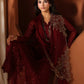 Azure Luxe Embroidered 3 Piece Unstitched Suit (Cherry Blossom)