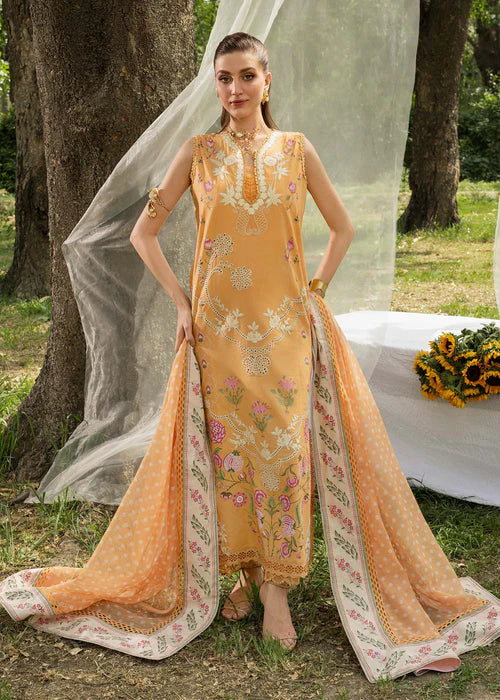 Saira Shakira by Bloom Unstitched Suite Lawn 26 (LILY 2-A)