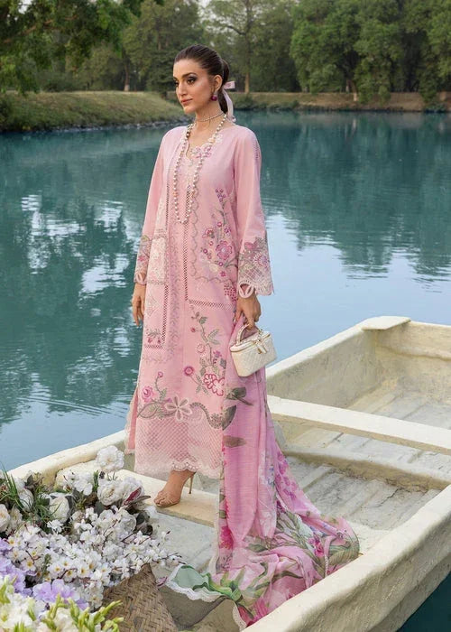 Saira Shakira by Bloom Unstitched Suite Lawn 26 (IRIS 8-B)