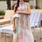 Maria.B M.PRINTS Embroidered Lawn 3 Piece Unstitched Suit – Off-White & Pink (10A)