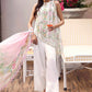 Maria.B M.PRINTS Embroidered Lawn 3 Piece Unstitched Suit – Off-White & Pink (10A)