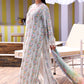 Maria.B M.PRINTS Embroidered Lawn 3 Piece Unstitched Suit – Off-White & Blue (10B)