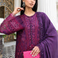 Maria.B 3 Piece Unstitched Embroidered Jacquard Lawn Suit (D-14)