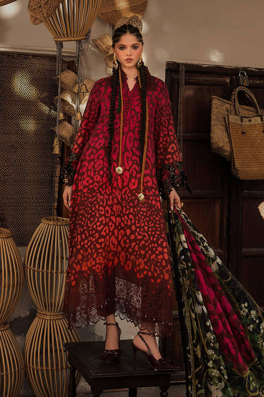 Maria.B M.Prints Volume 31 – 3-Piece Unstitched Embroidered Linen Suit (MPT-31-01-A)