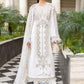 Maria.B 3 Piece Unstitched Embroidered Jacquard Lawn Suit (D-1)