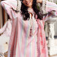 Maria.B M.PRINTS Embroidered Lawn 3 Piece Unstitched Suit –  Pink & White (02A)
