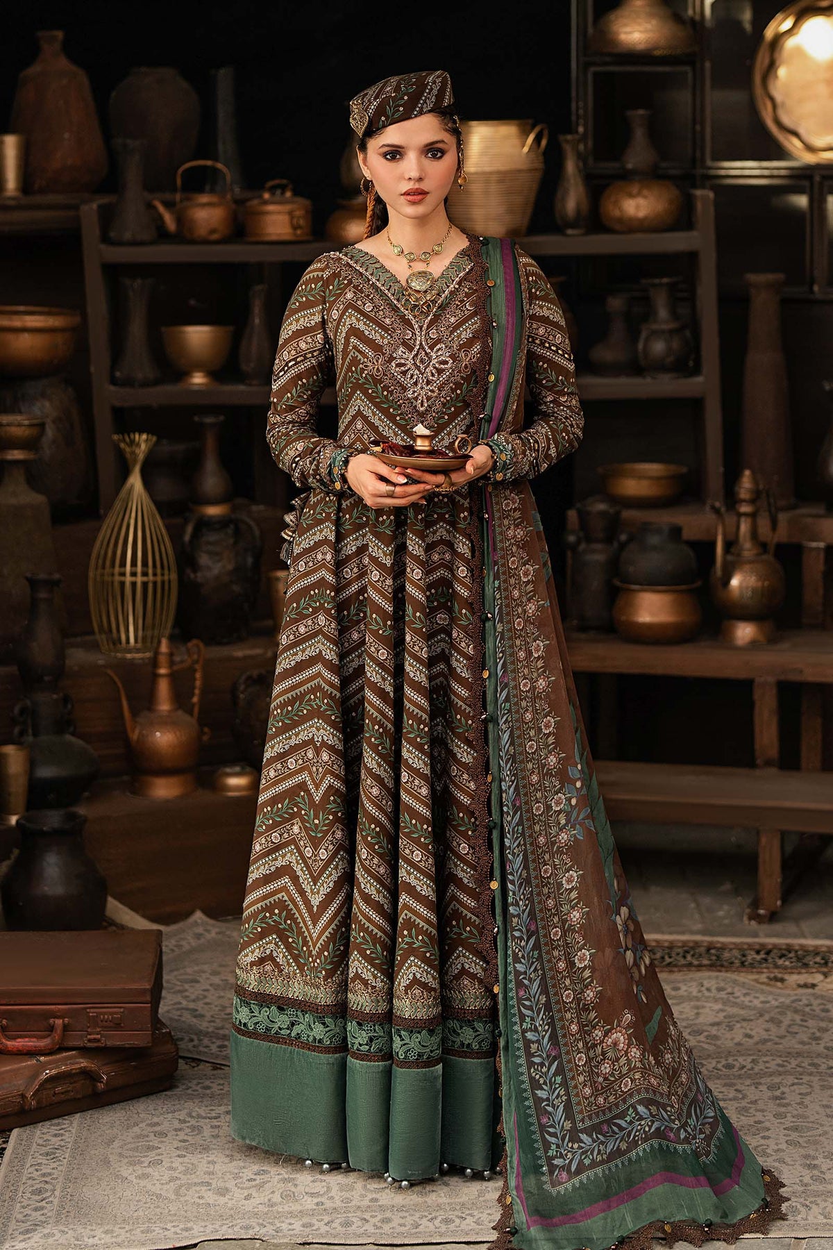 Maria.B M.Prints Volume 31 – 3-Piece Unstitched Embroidered Linen Suit (MPT-31-07-A)