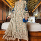 Maria.B 3 Piece Unstitched Embroidered Jacquard Lawn Suit (D-8)