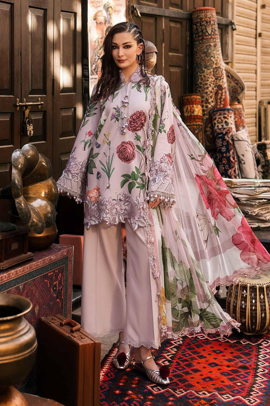 Maria.B M.Prints Volume 31 – 3-Piece Unstitched Embroidered Linen Suit (MPT-31-09-A)