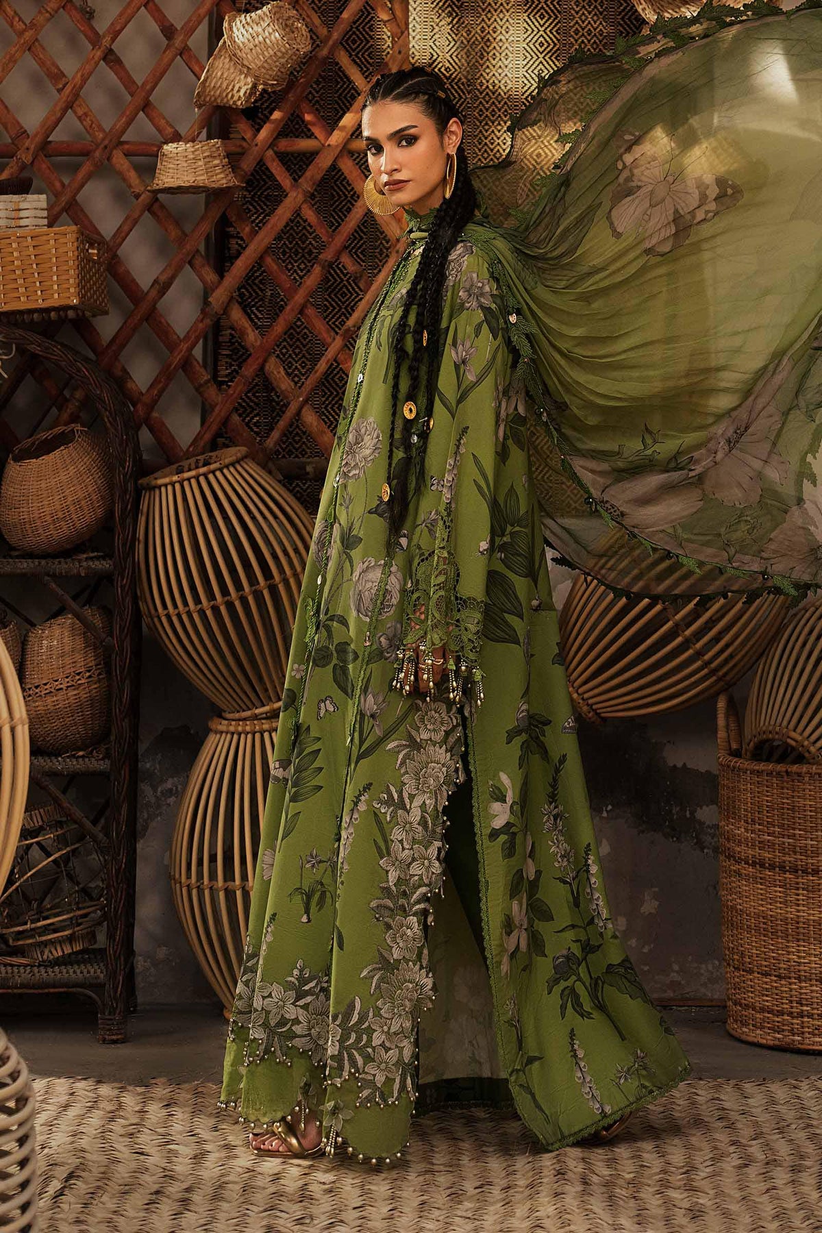 Maria.B M.Prints Volume 31 – 3-Piece Unstitched Embroidered Linen Suit (MPT-31-09-B)