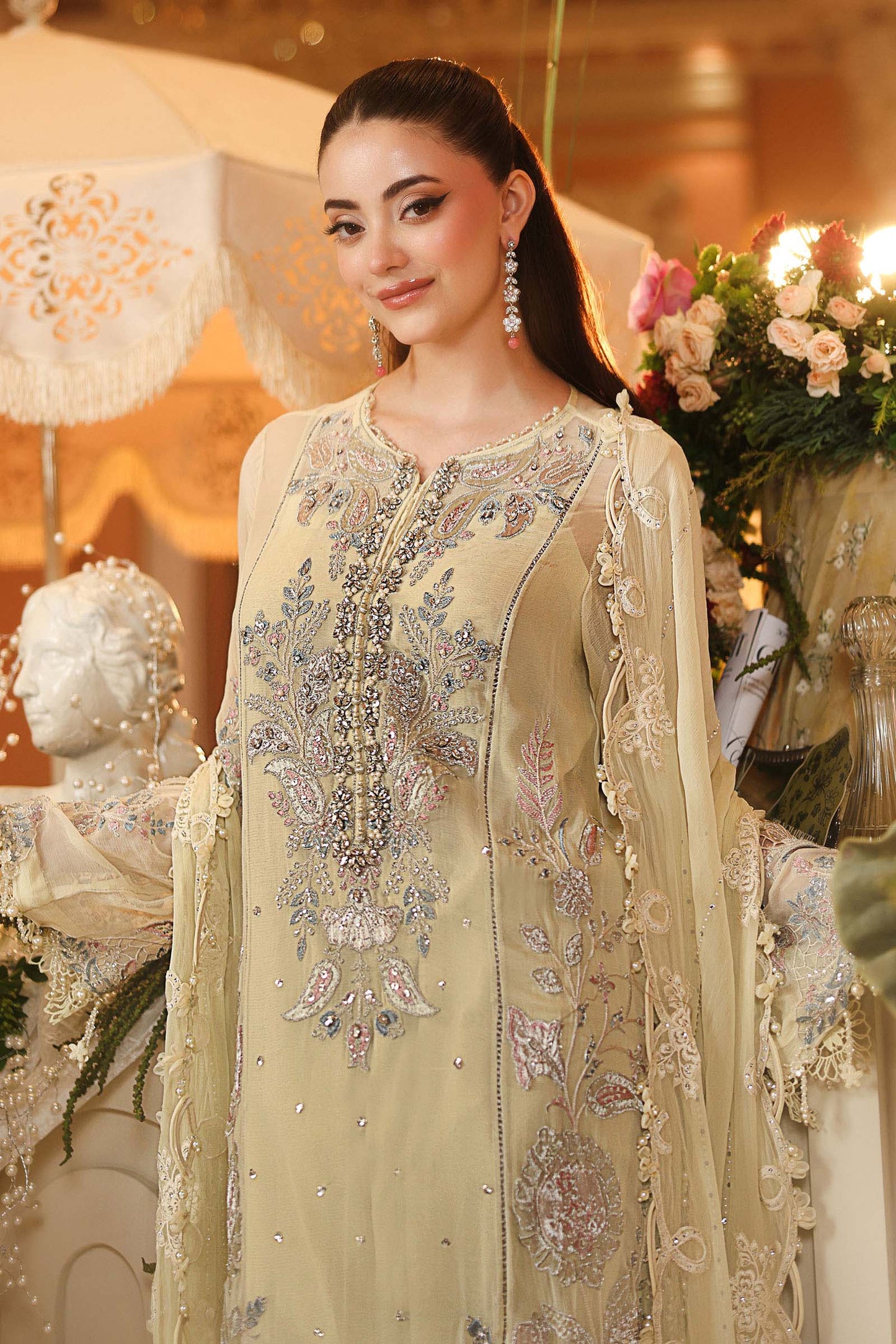 Maria.B 3-Piece Embroidered Chiffon Unstitched Suit (MPC-07-02)