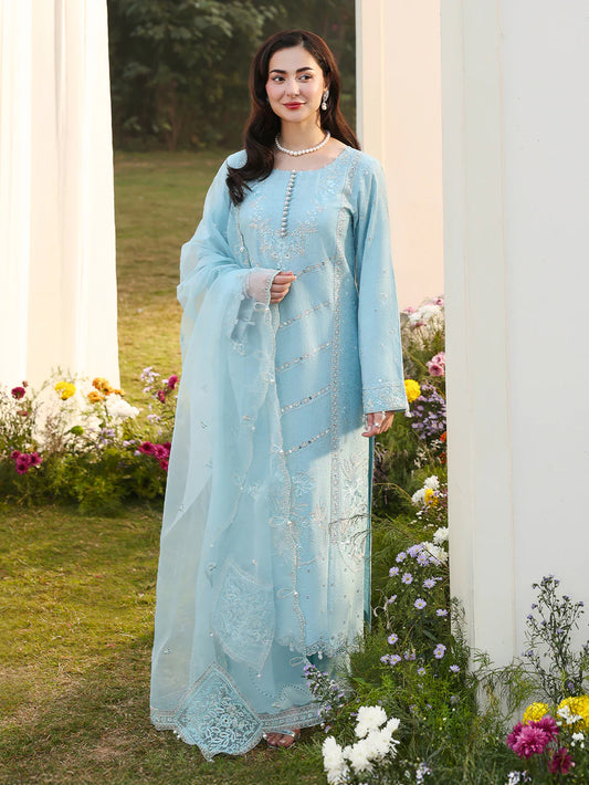 Janaan Premium Chikankari Jacquard 3-Piece Stitched suite (Daisy)