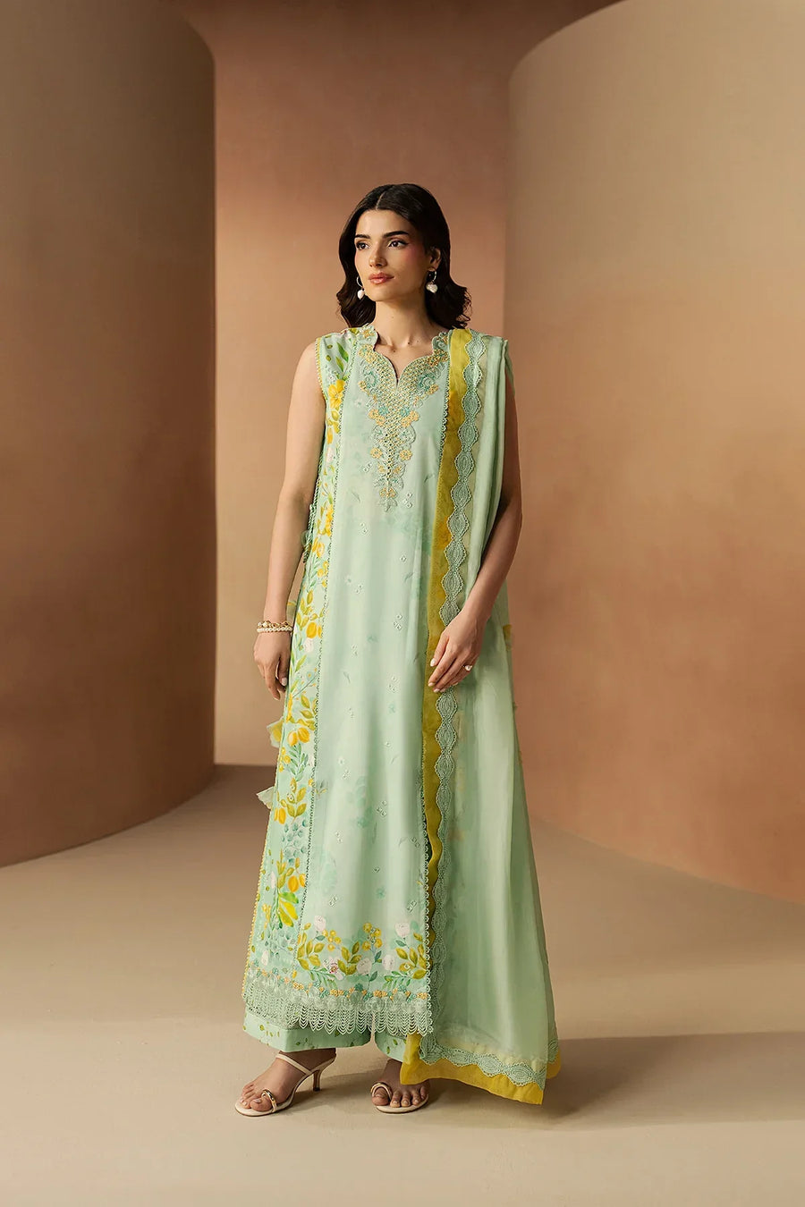 Afrozeh Haze A-Prints Printed Lawn Stitched 3 Piece Suit (Lumina)